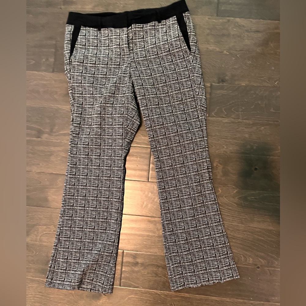 Black and White Checkered Pants